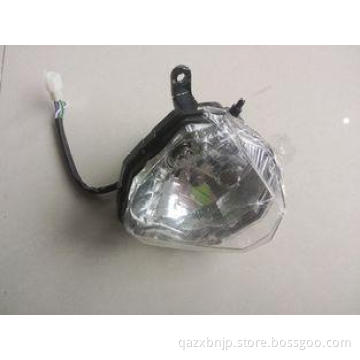 French cross country Round Motorcycle Headlights with plast